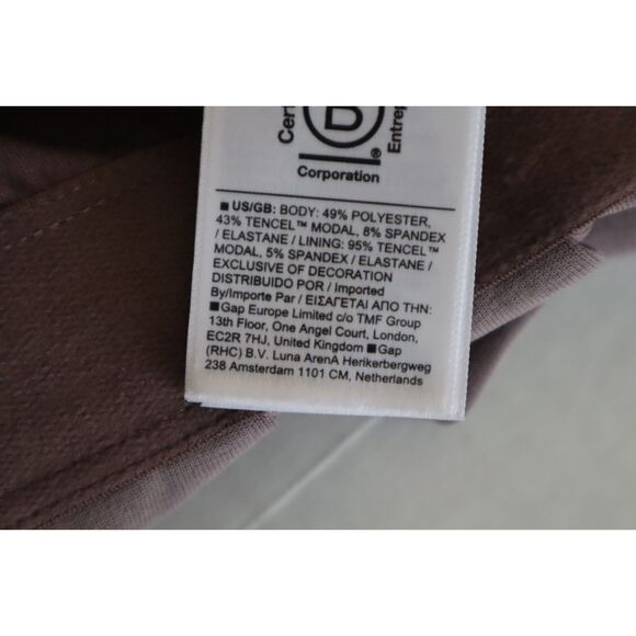 Athleta 473718-032 Women's Sz S Mauve Seasoft 1/4 Zip Bubble Hem Sweatshirt - Picture 7 of 13